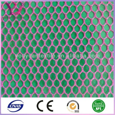 Net design polyester mesh material names of overall cloth fabric